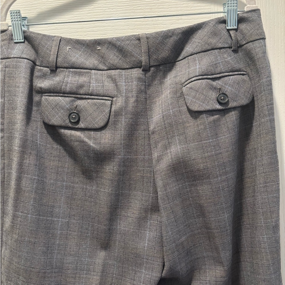 ANN TAYLOR Classic Lined Gray Dress Pants - Picture 4 of 13